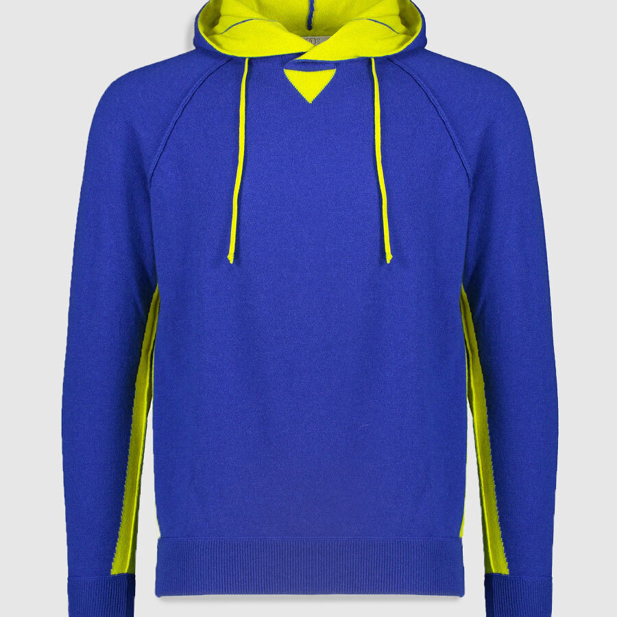 Maglia raglan con cappuccio 100% Cariaggi