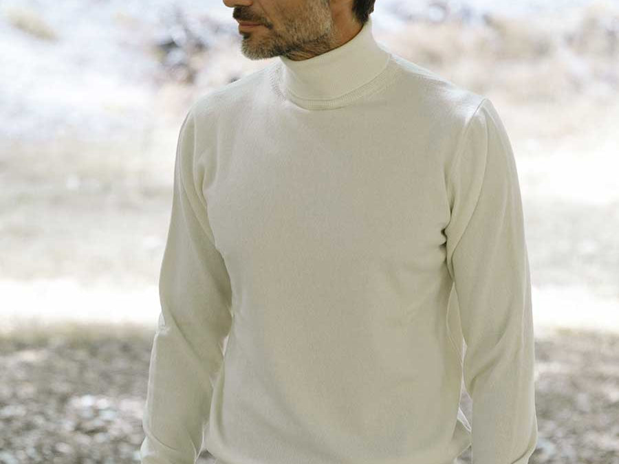 Cashmere Dolcevita Collo Alto Uomo Maglione Dolcevita Cashmere