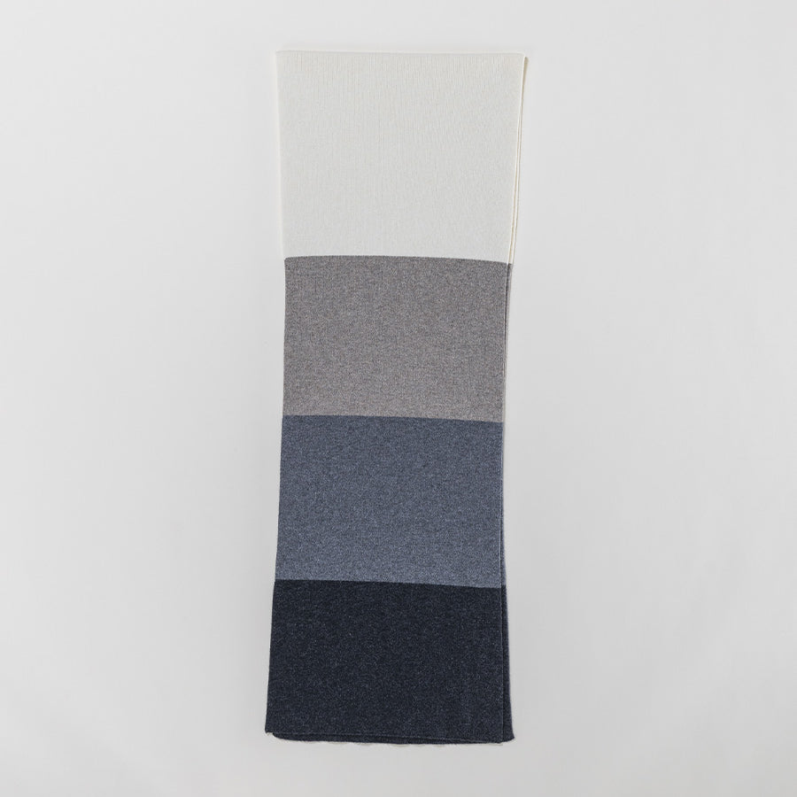4-color scarf in 100% Cashmere Cariaggi